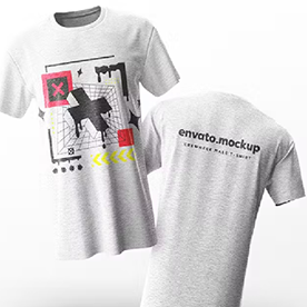 Crewneck Male T-Shirt Mockup :: Behance