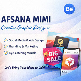 AFSANA MIMI - Professional Graphic Designer with Motion Artist in Dhaka ...