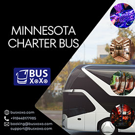 Minnesota Charter Bus - Minnesota Charter Bus Rental - Comfortable Group Transportation in Minnesota City, MN, USA :: Behance