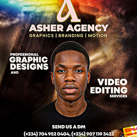 ASHER AGENCY - Graphic Designer | Branding Specialist | Video Editor in ...