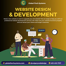 Global iTech WebDesign - Web Design in Calgary, Alberta, Canada :: Behance